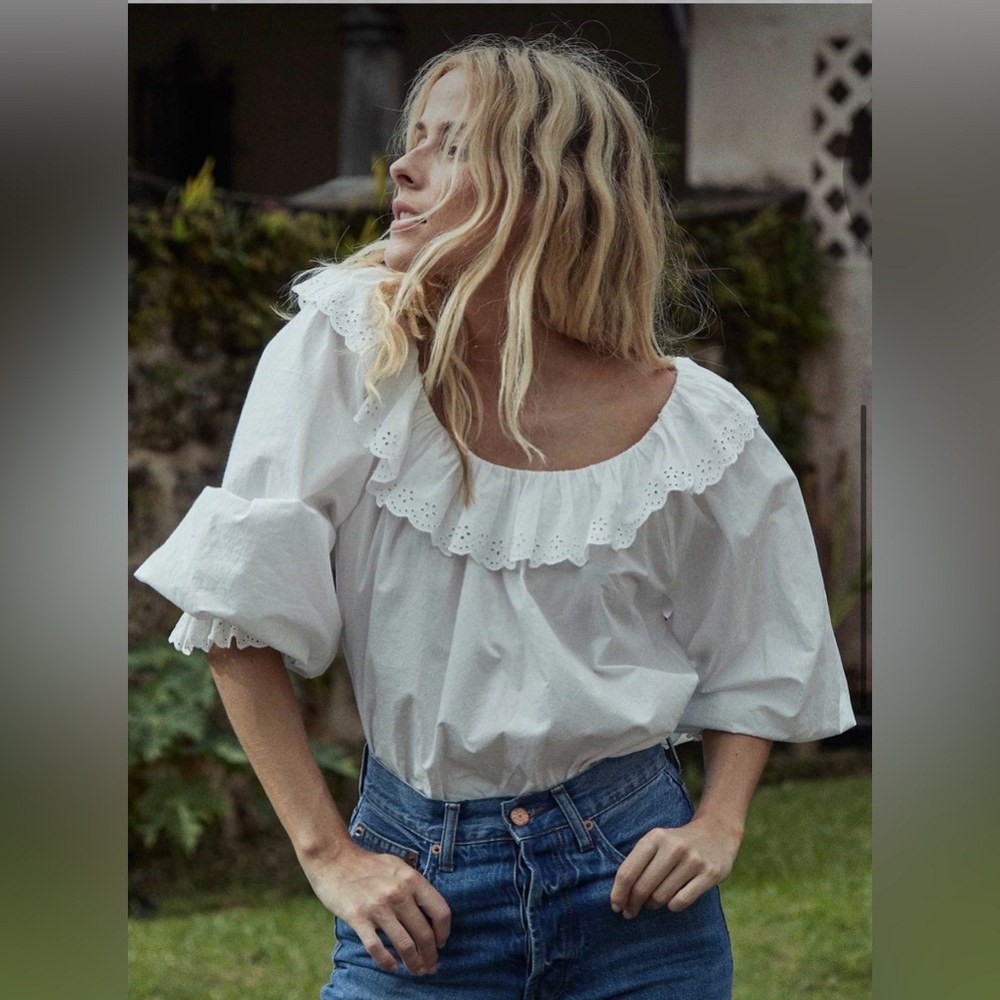 Doen Tess Top — Powder